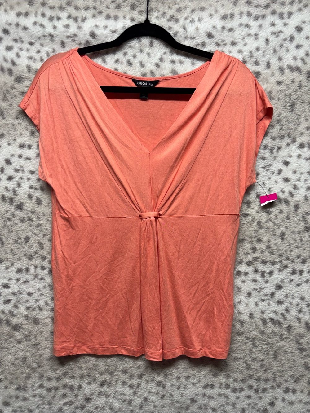 Y2K GEORGE DRAPE FRONT TOP